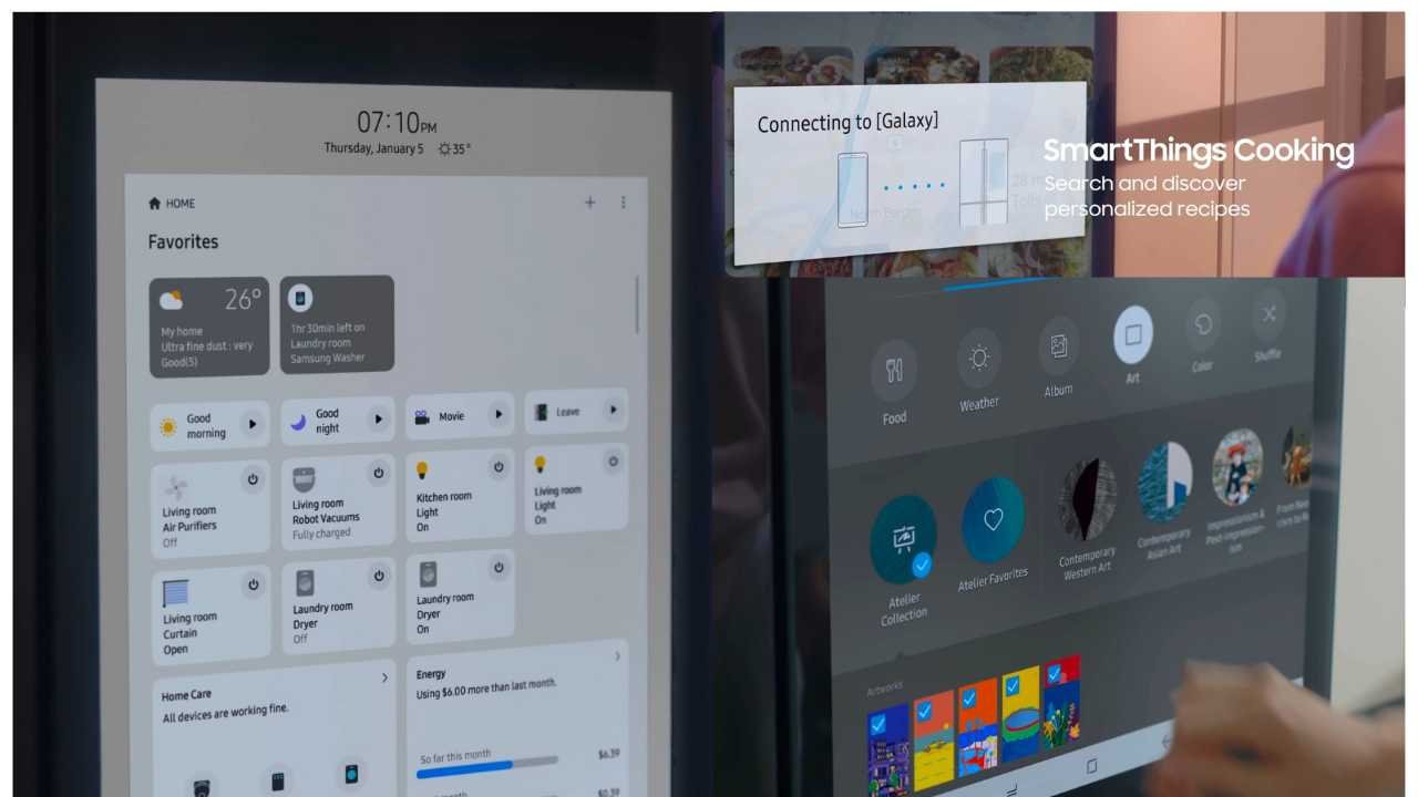 Samsung FamilyHub With AI Smart Fridge