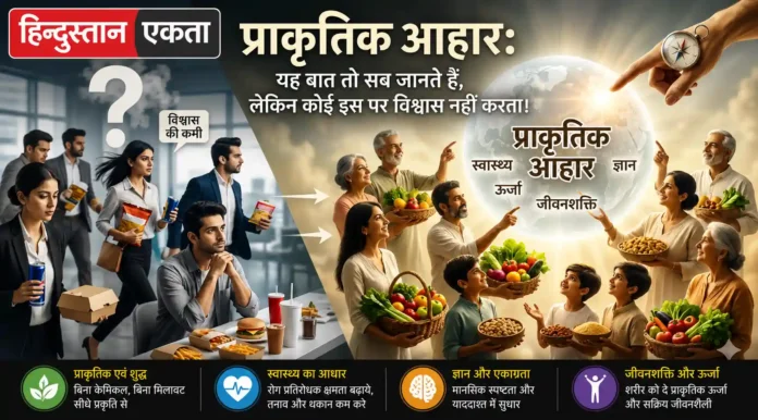 प्राकृतिक आहार: यह बात तो सब जानते हैं, लेकिन कोई इस पर विश्वास नहीं करता