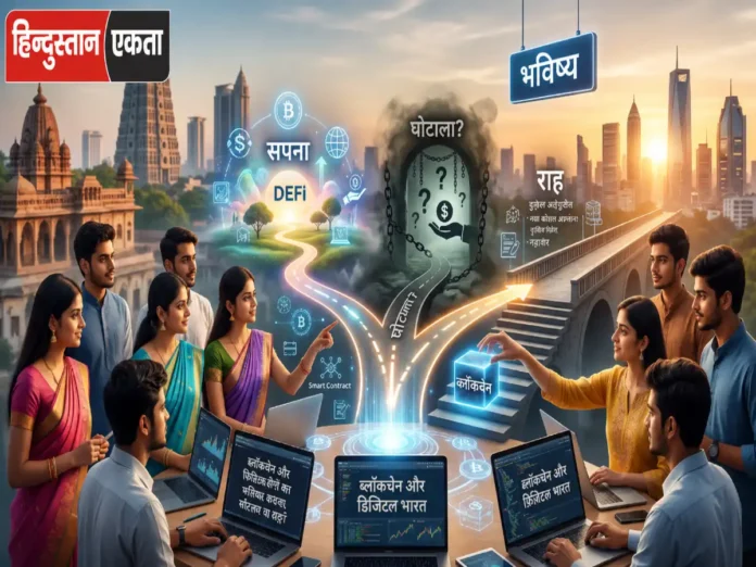 <span class="title-highlight-color">ब्लॉकचेन और क्रिप्टोकरेंसी का भविष्य:</span> सपना, घोटाला या राह?